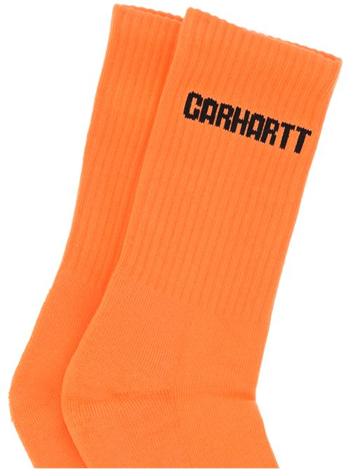 Industry Socks CARHARTT WIP | I0343712N8XXLUMO ORANGE/BLACK